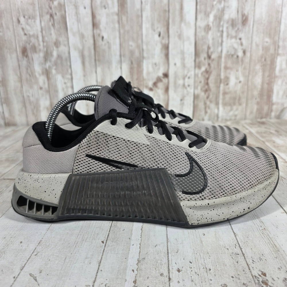 Nike Metcon 9 Grey Black Speckled Training Shoes DZ2617-004 Mens 8